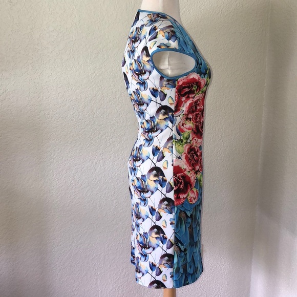 Clover Canyon Rio de Janeiro Floral Scuba Dress 🌹Size M - Picture 10 of 16